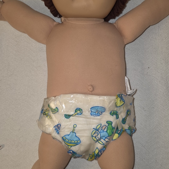 Cabbage Patch Doll In Original Cpk Outfit Shoes And Socks - Picture 5 of 11
